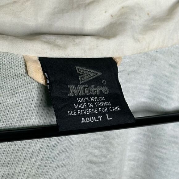 VTG 90’s Mitre Soccer Windbreaker Jacket Size L - Picture 5 of 5